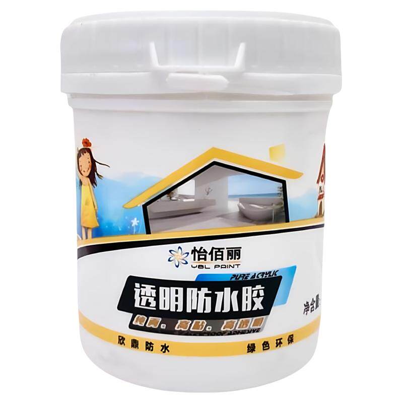 怡佰丽透明防水胶外墙专用耐高温防晒抗冻水性高弹丙烯酸防水涂料