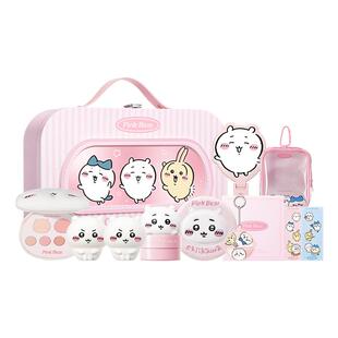 【情人节礼物】pinkbear皮可熊CHIIKAWA礼盒口红化妆品彩妆礼物女