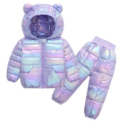 免洗羽绒棉服0到5岁儿童潮流套装