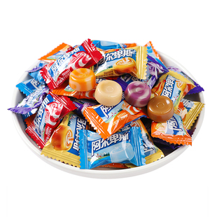 阿尔卑斯牛奶糖散装水果味硬糖休闲新年糖果零食结婚喜糖年货批发
