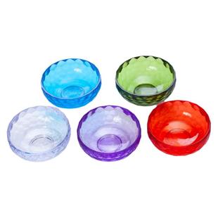 美容院用亚克力水晶精油碗ABS有机玻璃面膜碗调配碟韩国皮肤管理