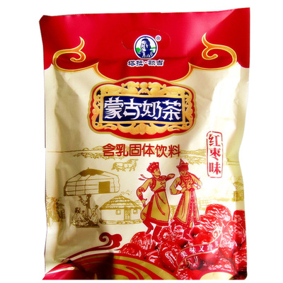蒙古奶茶额吉红枣味茶粉速溶手工