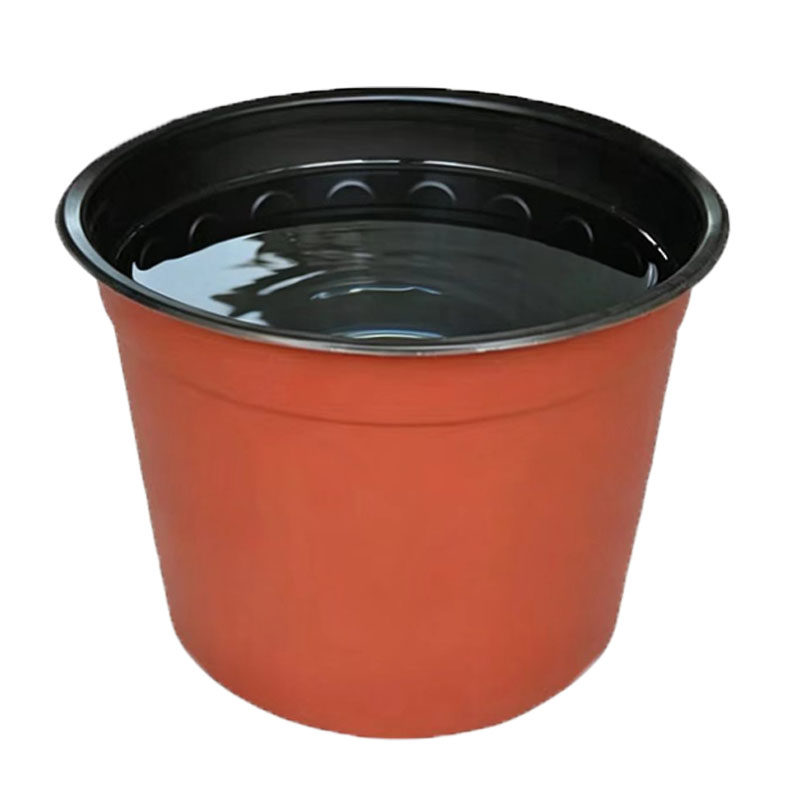 无孔加厚防漏塑料水培盆荷花睡莲