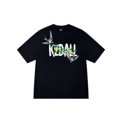 KZDALL橄榄枝刺绣短袖T恤美式