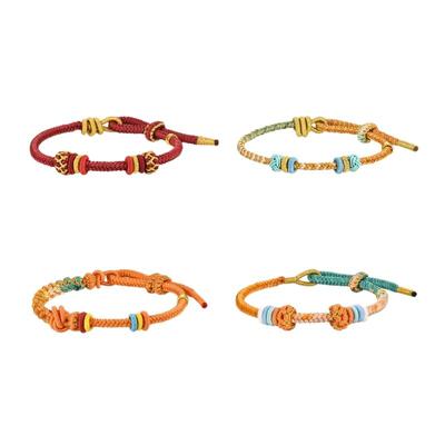 周生生diy转运珠串珠手绳编织绳手链约3mm细绳配绳情侣彩色手串绳