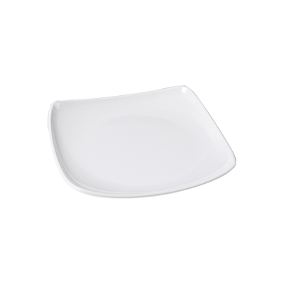 密胺盘子商用白色菜盘餐饮饭店酒店专用方形平盘仿瓷农村宴席餐具