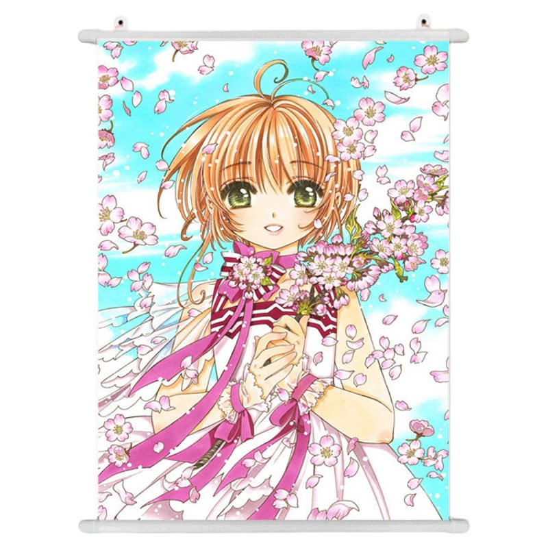 魔卡少女 樱木之本樱 二次元挂画装饰海报房间壁画 百变小樱周边