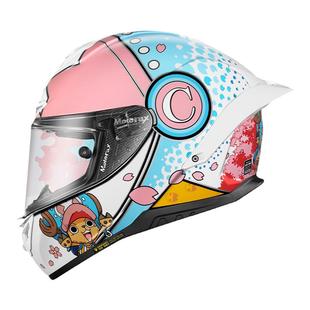 MOTORAX摩雷士官方R50S航海王摩托车头盔女全盔男乔巴粉色机车帽