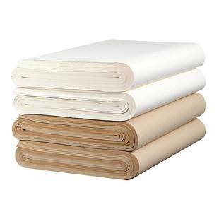 大山皮纸宣纸书法专用纸毛笔初学者练字纸半生半熟国画写意生宣练习纸工笔画作品熟宣八开四尺四开加厚书画纸