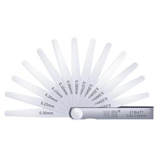 亚润塞尺不锈钢高精度间隙尺单片气门间隙套装厚薄规筛尺塞规尺