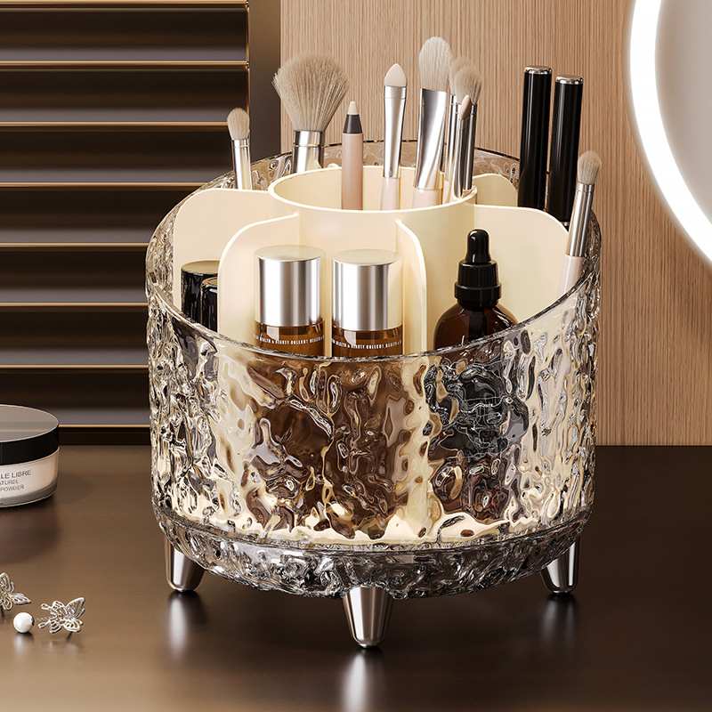 文具收纳盒学生书桌抽屉式置物架防尘工位架办公桌整理化妆品文件