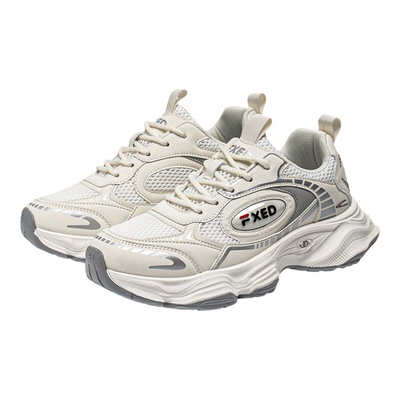 德国骆驼动感银色老爹鞋男款超火