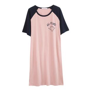 孕妇喂奶哺乳连衣裙秋冬待产孕妇服纯棉产后月子服长袖睡裙中长款