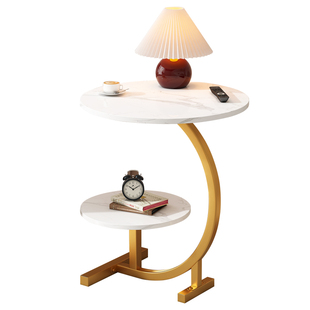 小茶几圆桌子轻奢沙发边几边柜床边桌迷你网红床头桌阳台移动创意