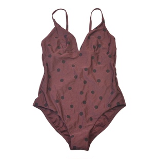 英国时尚品牌N**T度假印花性感外贸原单连体泳衣修身显瘦泳装女款