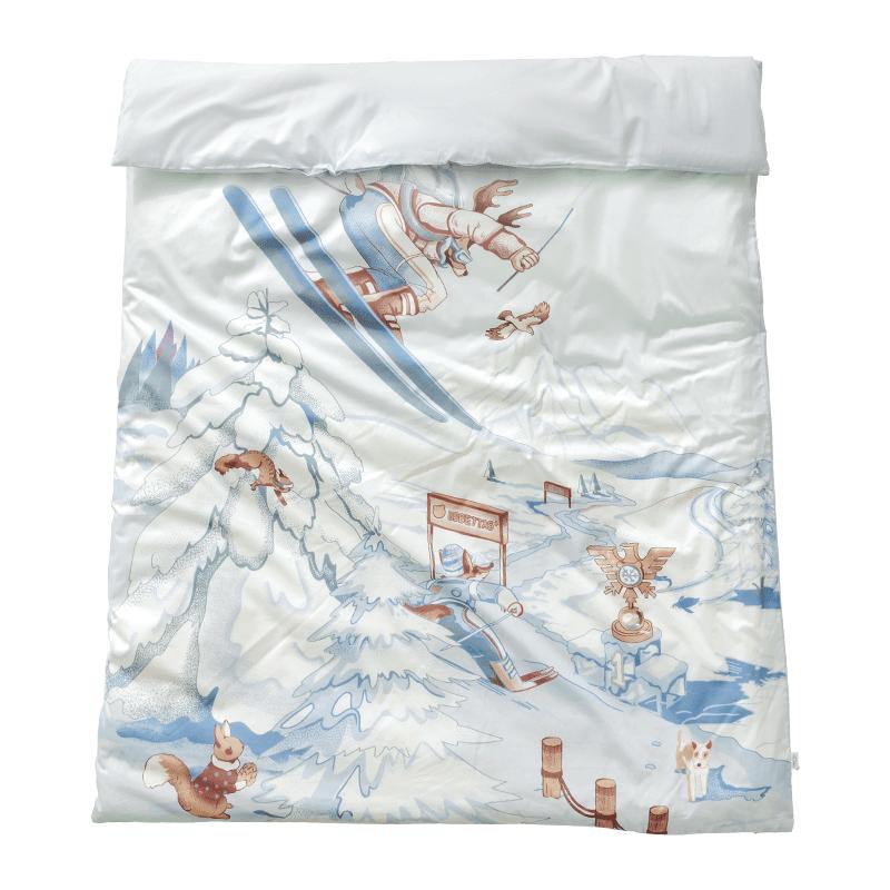 贝肽斯婴儿被套豆豆绒全棉单独被套纯棉儿童幼儿园新生婴儿床被罩