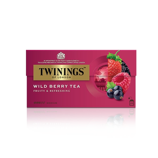 twinings川宁夏日冷泡茶综合野莓果香红茶茶包进口水果茶袋泡茶叶