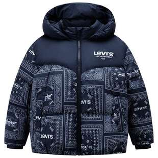 【防泼水】Levis李维斯儿童羽绒服男童2025冬季新款保暖外套童装