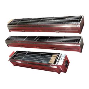 商用包钢烧烤炉木炭摆摊加厚户外烧烤炉子碳烤炉不锈钢烧烤架定制