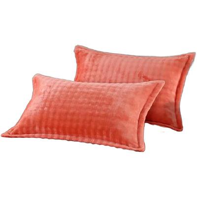 泡泡牛奶绒枕套珊瑚绒枕巾