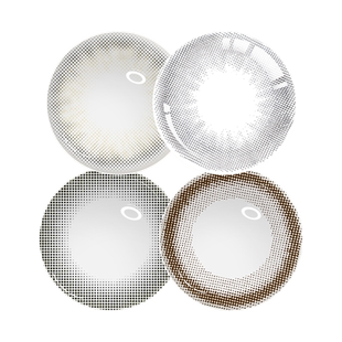 yanio美瞳日抛10片小直径12mm自然款素颜黑色30一次性正品官网女L