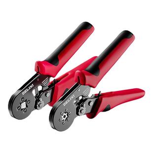 德力西接线端子压线钳管型针型冷压压接钳夹线钳子压线钳电工专用