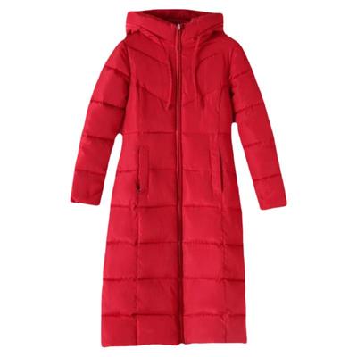 中长款连帽外套加厚韩版修身显瘦