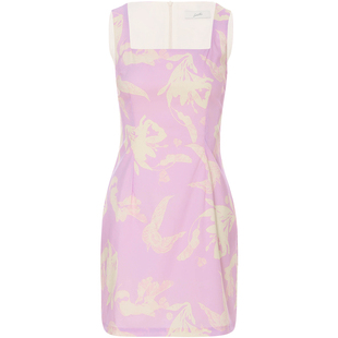 sincethen短款连衣裙法式风吊带裙度假穿搭短裙粉色a字小裙子女夏