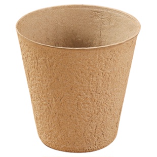 10cm口径圆形育苗杯一次性可降解纸浆营养钵育苗杯幼苗培育杯盘