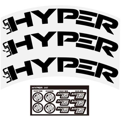 无极HYPER5轮组贴纸D45/D50/D67