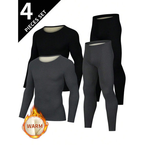 Q 85426 Men's Thermal Underwear 男士保暖内衣套跨境速卖通