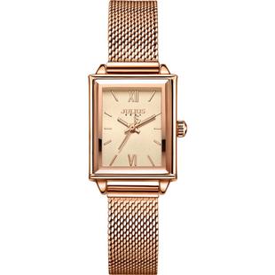 聚利时手表女款2026新款官网学生考试手表夜光小方表防水女表005