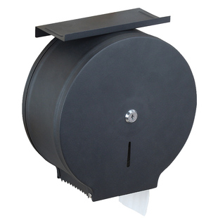 不锈钢大卷纸盒酒店壁挂式公共卫生间厕纸架免打孔防水大盘纸巾架