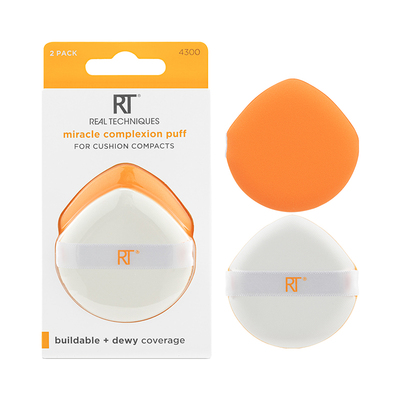 干湿两用小橘扑粉扑气垫