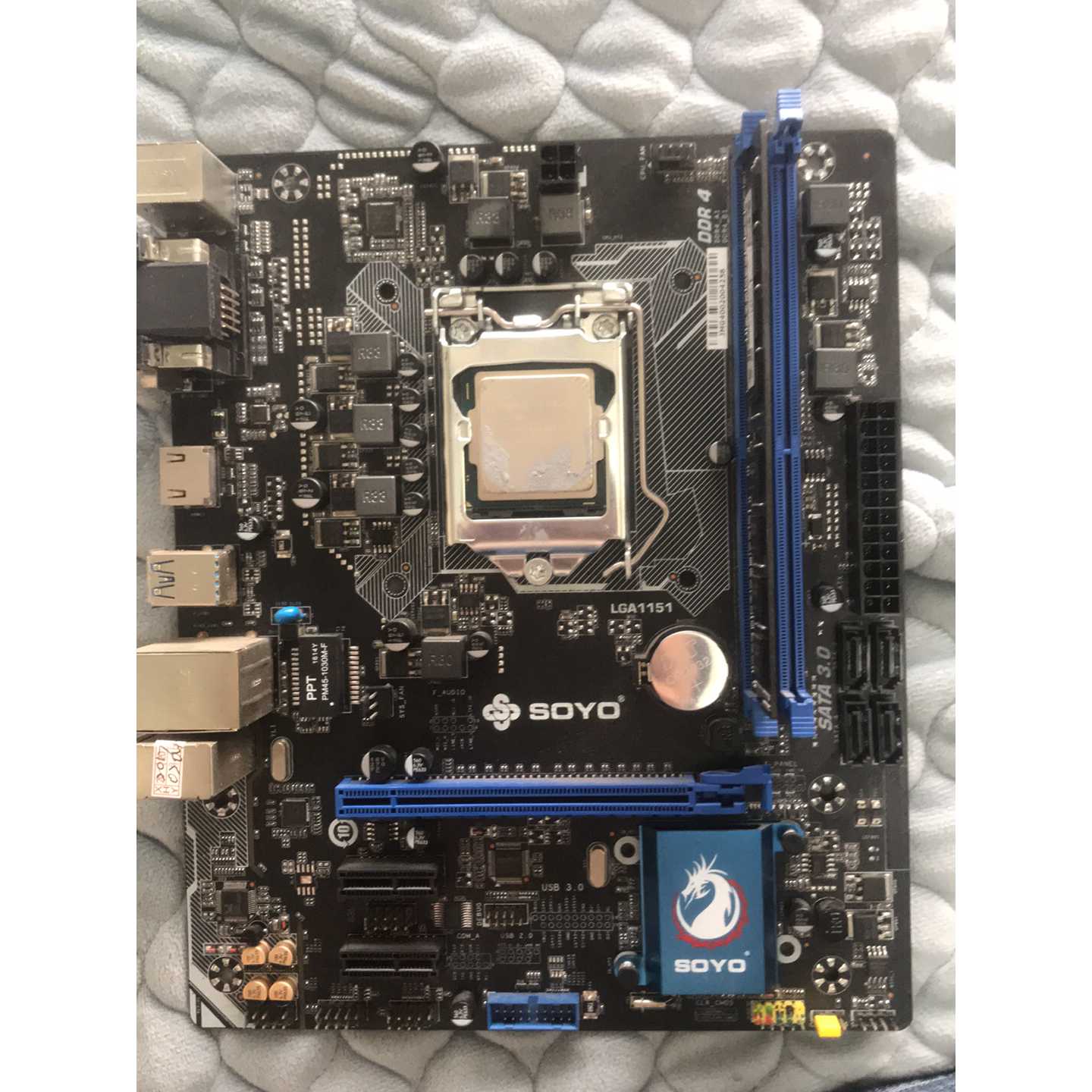 梅捷H110 G4400 CPU 台式机主板 配件568