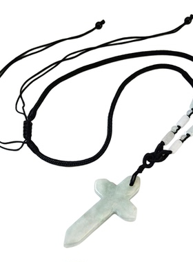 天然翡翠玉温润光滑配翡翠玉绳