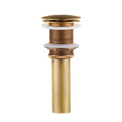 全铜翻板式弹跳式台盆面盆下水器