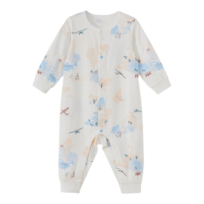 英氏家居服男女宝莫代尔四季长袖