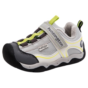 PD880帕丁顿熊童鞋男童加绒二棉运动鞋男童小童机能童鞋防水棉鞋