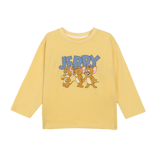 小O爸男婴童 宝宝长袖t恤卡通春装衣服2026薄款春季儿童内搭上衣