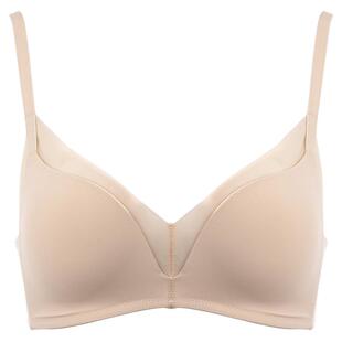 古今内衣女透气舒适无钢圈薄模杯舒适网纱光面文胸罩内衣女