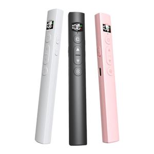 粉色多功能ppt翻页笔激光笔教师用无线遥控翻页器多媒体教学神器