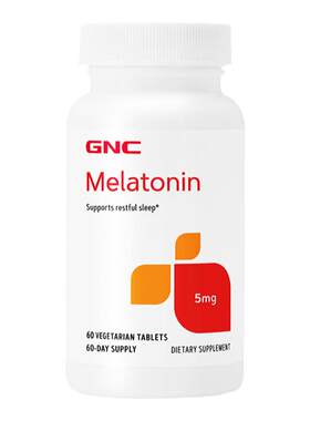 GNC健安喜褪黑素5mg帮助睡眠