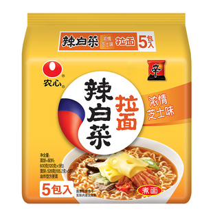 韩国农心辣白菜芝士拉面泡菜泡面方便面拉面速食面官方旗舰店