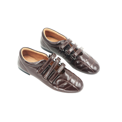 RIM玛丽珍塑型马皮休闲浅口单鞋