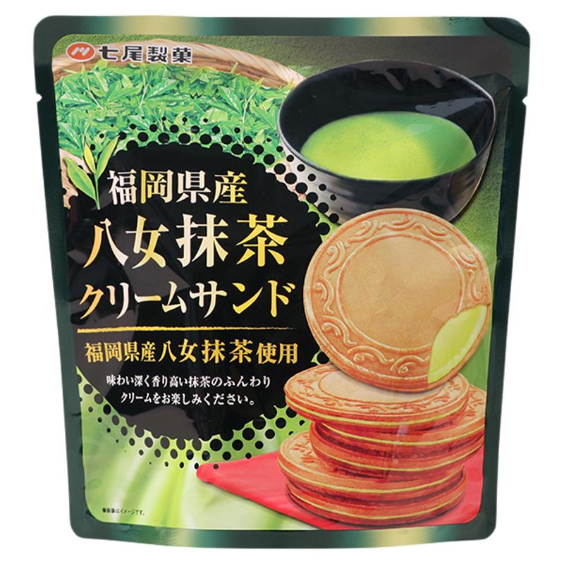 日本原裝進(jìn)口零食七尾制果夾心薄脆餅干抹茶草莓芒果休閑食品小吃