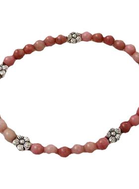 轻奢小众精致手串红纹石复古女款