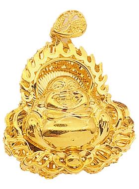 越南沙金吊坠女铜镀金假