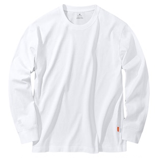 【重磅280g】MrBu布先生廓形纯棉t恤衫男长袖秋冬打底上衣KT01903