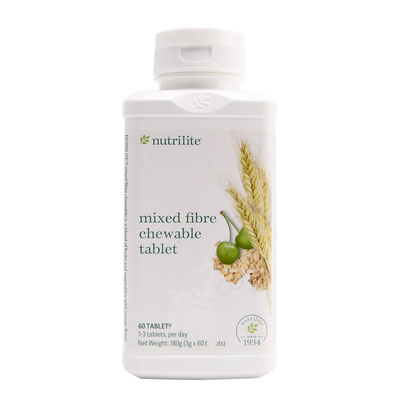 美国安利多种纤维60片果蔬咀嚼片